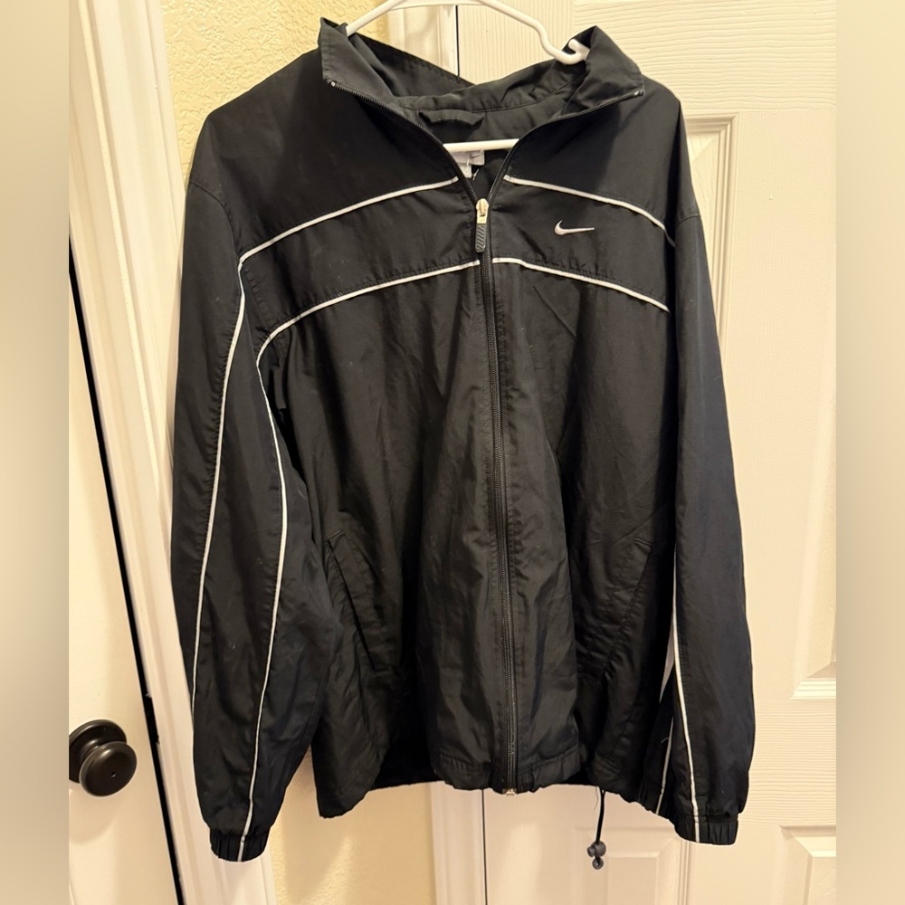 Nike Black Windbreaker Jacket